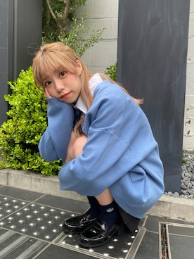 「学校」｜ももち・×・さん（レディース・157cm）の秋コーディネート