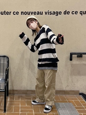 「PINK HOUSE（ピンクハウス）のアイテム」を使った、ももち・×・さん（レディース・157cm）の秋コーディネート