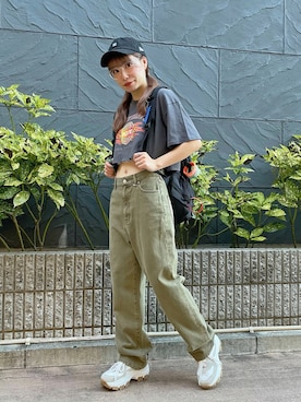 「Candy Stripper（キャンディストリッパー）のアイテム」を使った、ももち・×・さん（レディース・157cm）の秋コーディネート