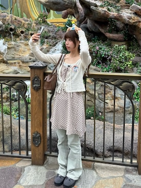 「アイテム（ワンピース）」を使った、ももち・×・さん（レディース・157cm）の秋コーディネート