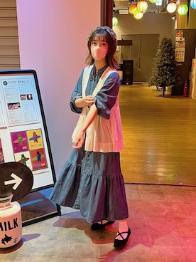 「RETRO GIRL（レトロガール）のアイテム」を使った、ももち・×・さん（レディース・157cm）の秋コーディネート