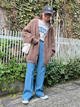 「WEGO（ウィゴー）のアイテム（ショルダーバッグ）」を使った、ももち・×・さん（レディース・157cm）の秋コーディネート