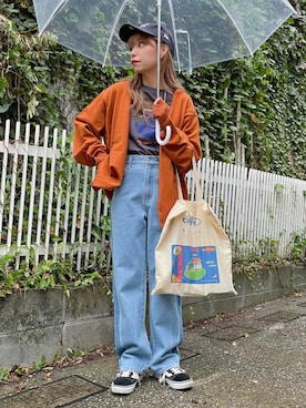 「WEGO（ウィゴー）のアイテム（パンツ）」を使った、ももち・×・さん（レディース・157cm）の秋コーディネート