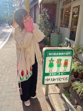 「w closet（ダブルクローゼット）のアイテム（ノーカラージャケット）」を使った、ももち・×・さん（レディース・157cm）の春コーディネート