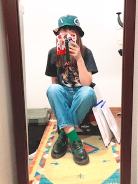 「アイテム（その他シューズ）」を使った、さとこさんです。さん（レディース・165cm・30代）の夏コーディネート
