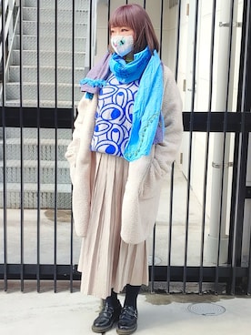 「アイテム（その他シューズ）」を使った、さとこさんです。さん（レディース・165cm・30代）の春コーディネート