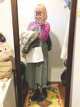 「アイテム（その他シューズ）」を使った、さとこさんです。さん（レディース・165cm・30代）の冬コーディネート