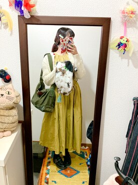 「アイテム（その他シューズ）」を使った、さとこさんです。さん（レディース・165cm・30代）の秋コーディネート