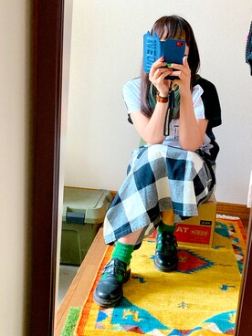 「アイテム（その他シューズ）」を使った、さとこさんです。さん（レディース・165cm・30代）の秋コーディネート
