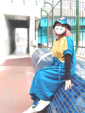 「アイテム（ワンピース/ドレス）」を使った、さとこさんです。さん（レディース・165cm・40代）の冬コーディネート