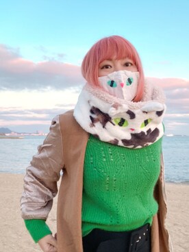 さとこさんです。さん(レディース・165cm)の冬コーディネート