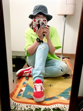 さとこさんです。さん（レディース・165cm）の夏コーディネート