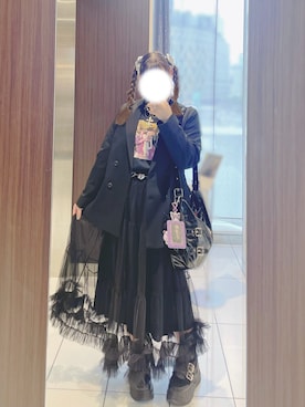 「アイテム（ベルト）」を使った、👁💜さん（レディース・160cm）の秋コーディネート