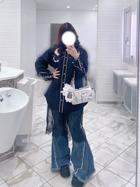 「jouetie（ジュエティ）のアイテム」を使った、👁💜さん（レディース・160cm）の秋コーディネート