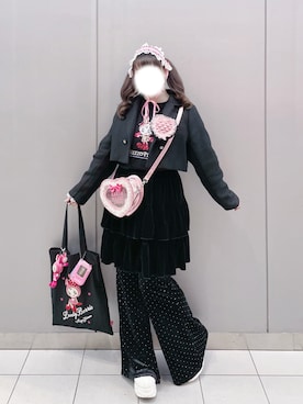 「甘辛mix」｜👁💜さん（レディース・160cm）の秋コーディネート