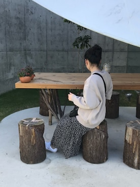 「fifth（フィフス）のアイテム（アクセサリー）」を使った、てびちさん（レディース・155cm）の冬コーディネート