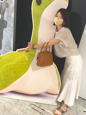 「シースルー」｜「アイテム（腕時計）」を使った、なたーしゃさん（レディース・157cm）の夏コーディネート