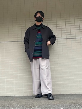 Yu-sukaさん（メンズ・175cm）の冬コーディネート