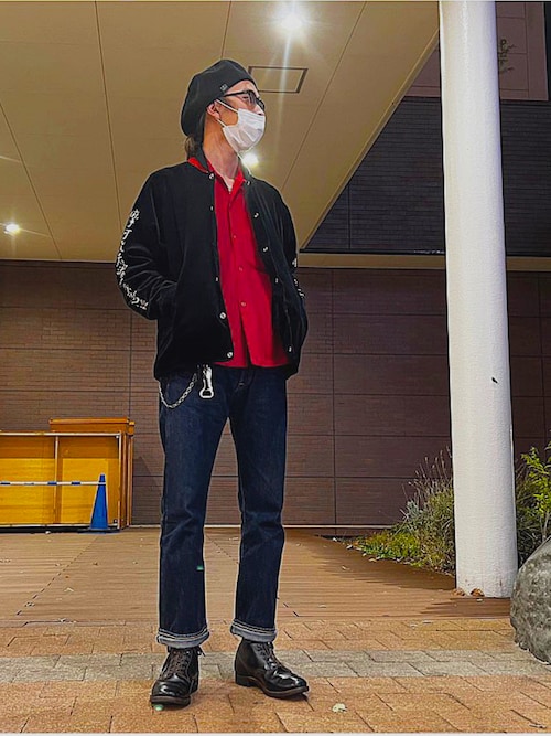RRL（ダブル アール エル）の「ストレート フィット セルビッジ 
