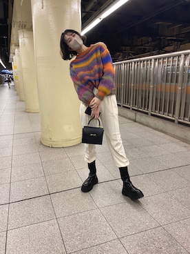 「アイテム（その他）」を使った、momoさん（レディース・166cm・10代）の秋コーディネート