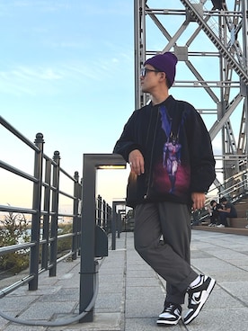「Supreme （シュプリーム）のアイテム（ジャケット/アウター）」を使った、MALOさん（メンズ・165cm）の秋コーディネート