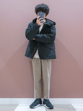 「チョコ色に染まれ」｜「アイテム（マウンテンパーカー）」を使った、ダイチさん（メンズ・168cm）の冬コーディネート