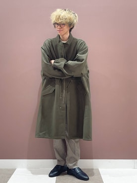 「アイテム（モッズコート）」を使った、ダイチさん（メンズ・168cm）の秋コーディネート