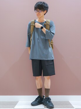 「Lui's（ルイス）のアイテム（スニーカー）」を使った、ダイチさん（メンズ・168cm）の夏コーディネート