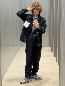 「アイテム（デニムジャケット）」を使った、ダイチさん（メンズ・168cm）の秋コーディネート
