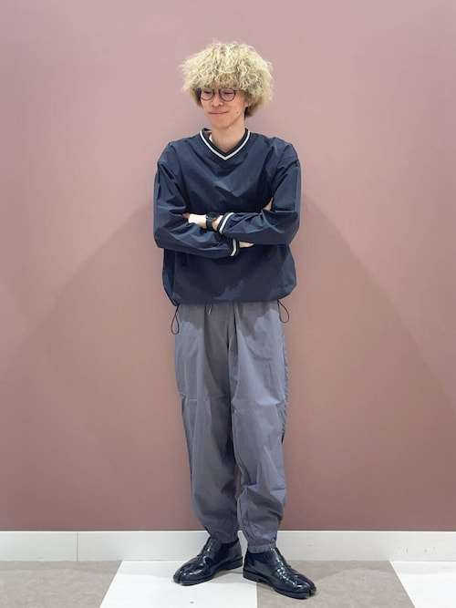 ナイロン イージー ジョグパンツ
