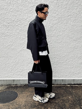 「CHROME HEARTS（クロムハーツ）のアイテム」を使った、TSUNAさん（メンズ・174cm）の夏コーディネート