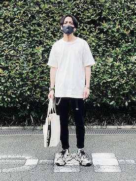 「MR.GENTLEMAN（ミスタージェントルマン）のアイテム（アクセサリー）」を使った、TSUNAさん（メンズ・174cm）の夏コーディネート