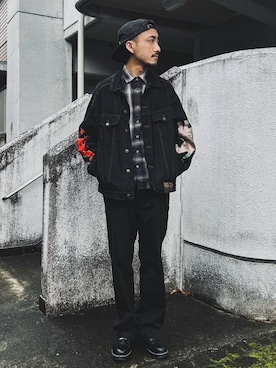 「アイテム（ブーツ）」を使った、TSUNAさん（メンズ・174cm・40代）の秋コーディネート