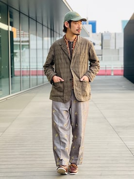 「KENNETH FIELD」｜Naoki_Sakumaさん（メンズ・178cm）の春コーディネート