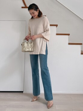 黒木 ナツミ🦋さん（レディース・162cm）の春コーディネート