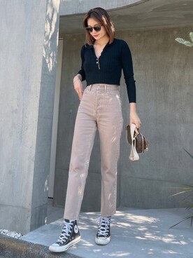 黒木 ナツミ🦋さん（レディース・162cm）の冬コーディネート