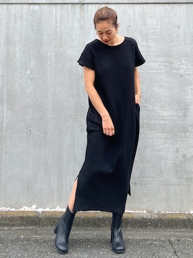 「Steven Alan（スティーブンアラン）のアイテム（アクセサリー）」を使った、黒木 ナツミ🦋さん（レディース・162cm）の秋コーディネート