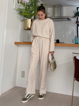 黒木 ナツミ🦋さん（レディース・162cm）の春コーディネート