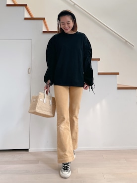 黒木 ナツミ🦋さん（レディース・162cm）の春コーディネート