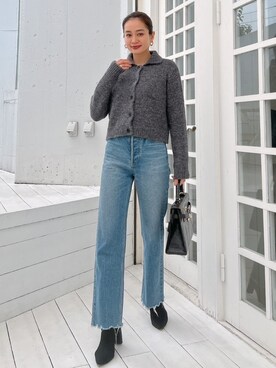 黒木 ナツミ🦋さん（レディース・162cm）の冬コーディネート