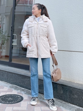 黒木 ナツミ🦋さん(レディース・162cm)の冬コーディネート