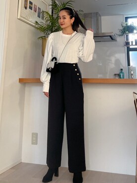 黒木 ナツミ🦋さん（レディース・162cm）の冬コーディネート