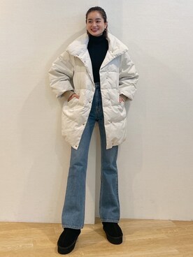 黒木 ナツミ🦋さん（レディース・162cm）の冬コーディネート