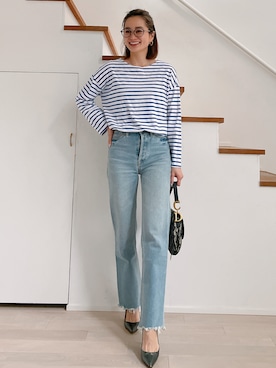 黒木 ナツミ🦋さん（レディース・162cm）の春コーディネート