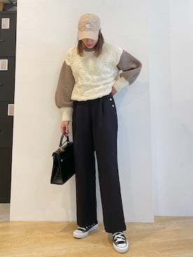 黒木 ナツミ🦋さん（レディース・162cm）の冬コーディネート