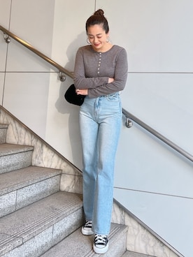 黒木 ナツミ🦋さん(レディース・162cm)の冬コーディネート