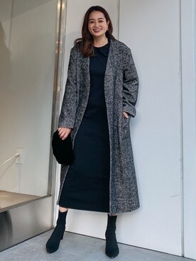 黒木 ナツミ🦋さん(レディース・162cm)の冬コーディネート