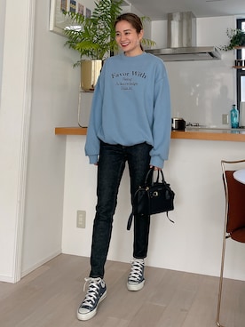 黒木 ナツミ🦋さん（レディース・162cm）の春コーディネート