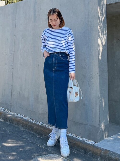 vicente デニム　ロングスカート セール】Vicente denim long skirt（デニムスカート）｜Vicente