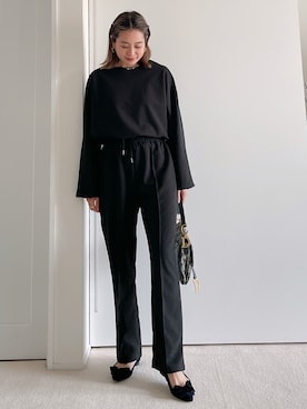 「Vicente（ヴィセンテ）のアイテム（Tシャツ/カットソー）」を使った、黒木 ナツミ🦋さん（レディース・162cm）の春コーディネート